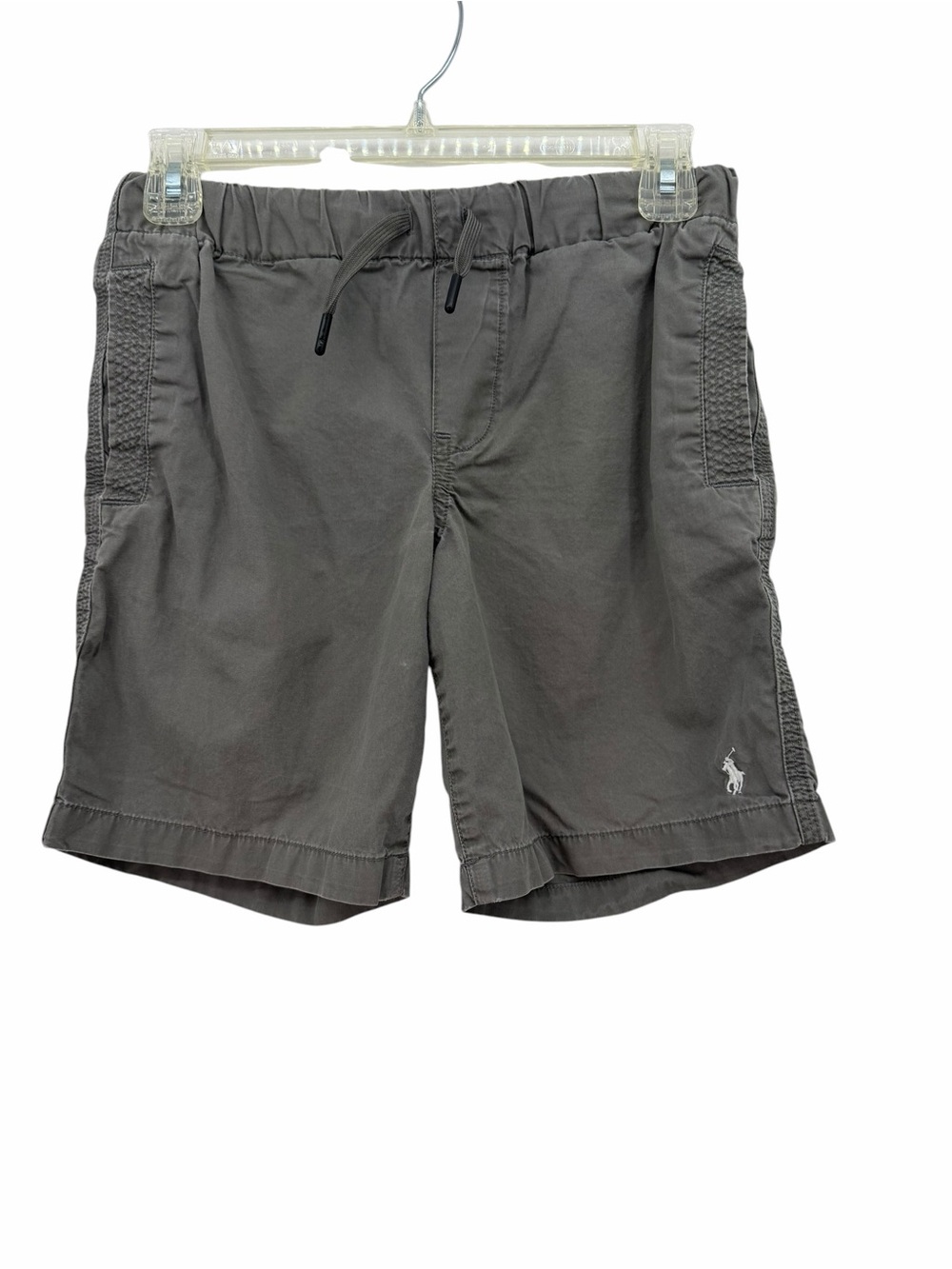 Polo by Ralph Lauren Charcoal Drawstring Cotton-Blend Hybrid Shorts
